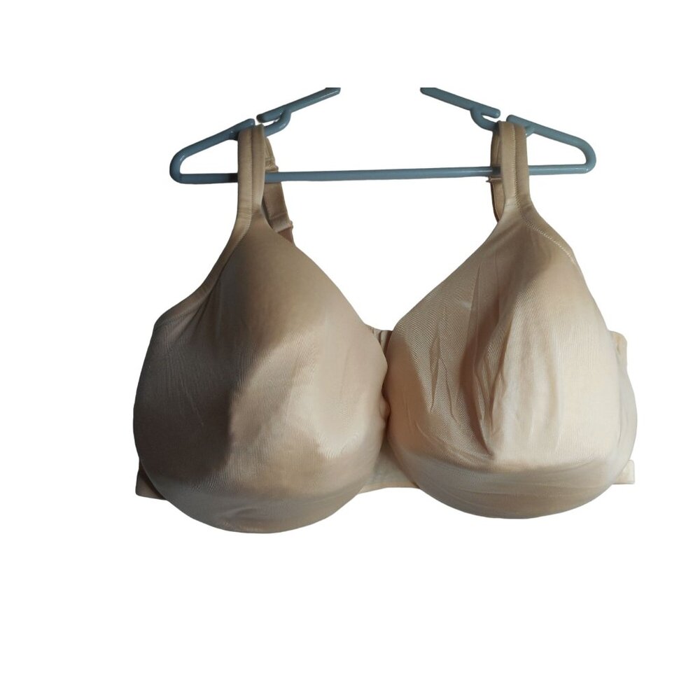 Cacique 46G Bra underwire lightly lined full coverage beige #1